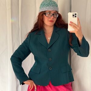 Structured Teal Blazer